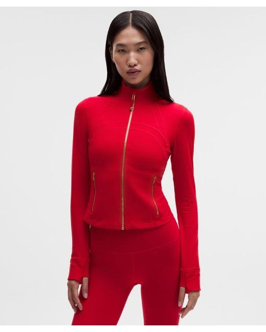 lululemon athletica Red Lunar New Year Define Cropped Jacket