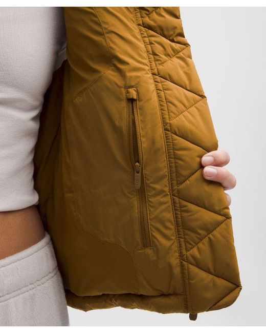 lululemon athletica Multicolor – Wunder Puff 644-Down-Fill Cropped Vest – – Size 4