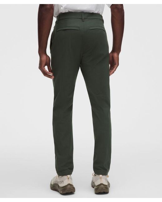 lululemon athletica Green – Abc Slim-Fit Trousers 32L Warpstreme – – Size 12 for men