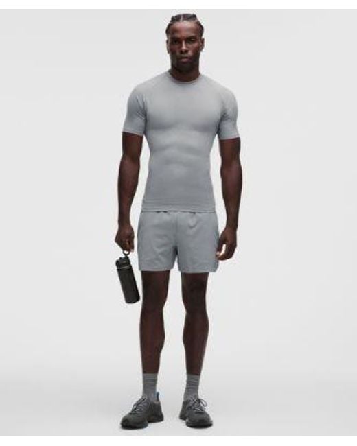 lululemon athletica Gray – Repper Short-Sleeve Shirt – – Size Large for men