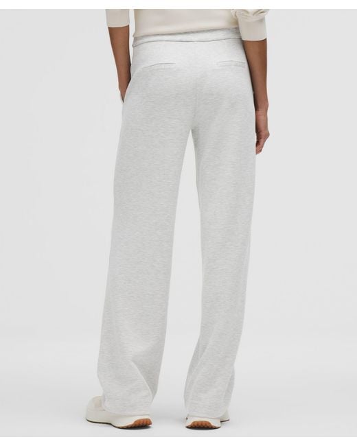 lululemon athletica White Softstreme Pintuck Mid-Rise Pant