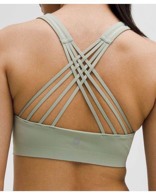 lululemon athletica Green Flexyflex Strappy Yoga Bra Light Support, A-C Cups