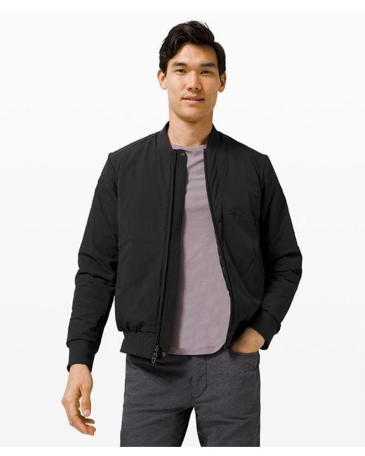 lululemon athletica Switch Over Bomber Jacket - Color Black - Size M for men