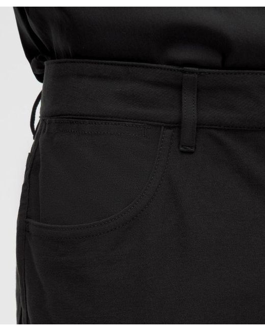lululemon athletica Black – Easyfive Classic-Straight Trousers 32L Light – – Size 4 for men