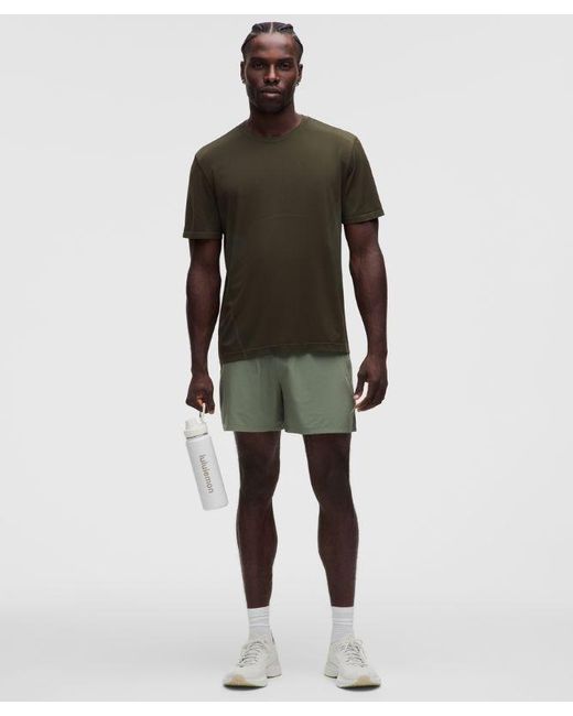 lululemon athletica Green – Metal Vent Tech Relaxed-Fit Short-Sleeve Shirt Training – – Size Large for men