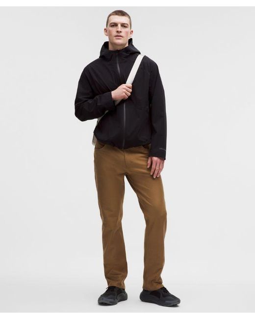 lululemon athletica Black – Easyfive Classic-Straight Trousers 30L – /Khaki – Size 12 for men