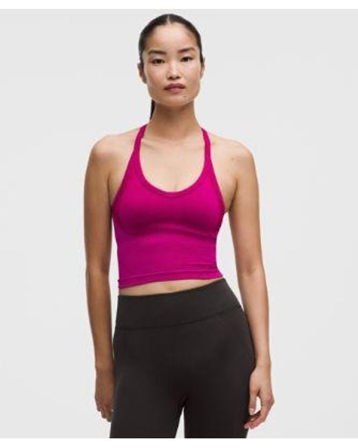 lululemon athletica Red Get Low Cross-Back Training Tank Top