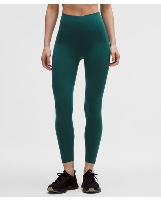 lululemon athletica Green – Glow Up Super-High-Rise Tight Leggings – 25" – – Size 8