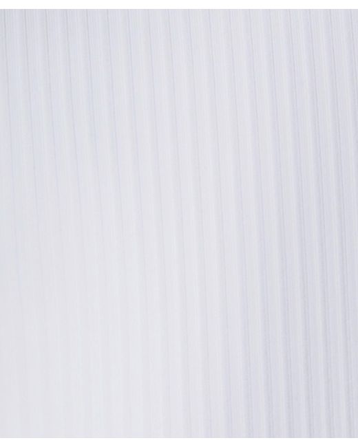 lululemon athletica White Like A Cloud Ribbed Longline Bra Light Support, D/Dd Cup