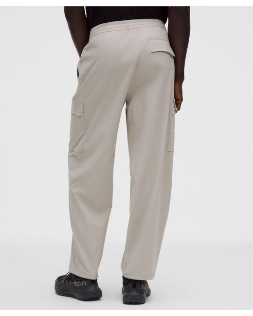 lululemon athletica Black Stretch-Ripstop Relaxed Cargo Pant for men