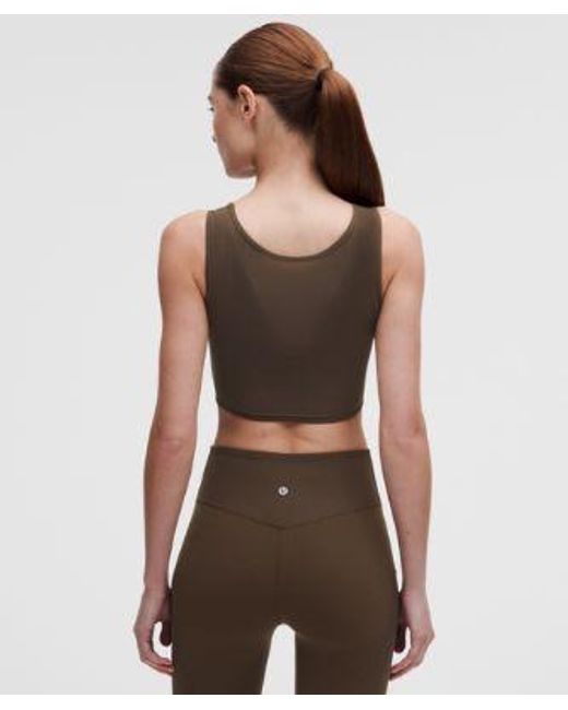 lululemon athletica Brown Bend This Mesh Bandeau And V-Neck Bra