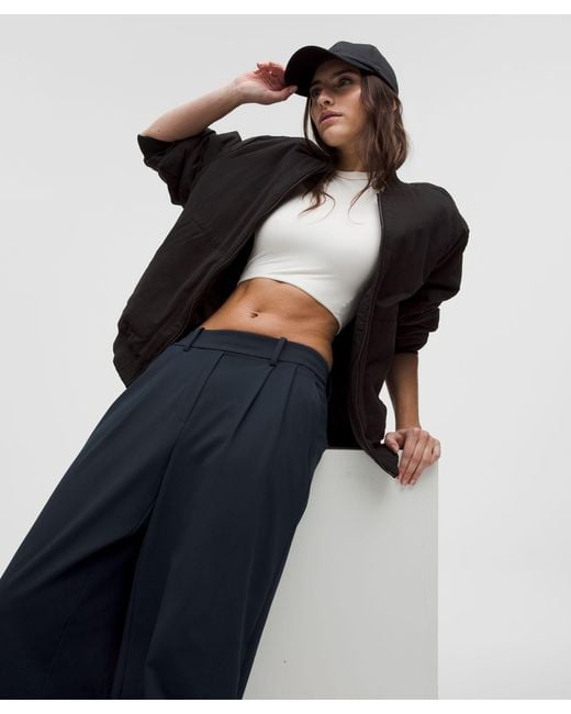 lululemon athletica Blue Daydrift High-Rise Wide-Leg Trouser