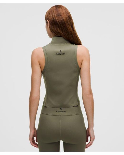 lululemon athletica Green – Santa Monica Zip-Front Tank Top Erewhon – –