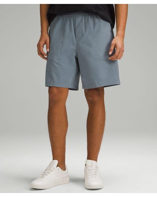 lululemon athletica Bowline Shorts Stretch Cotton Versatwill - 8" - Color Blue - Size L for men
