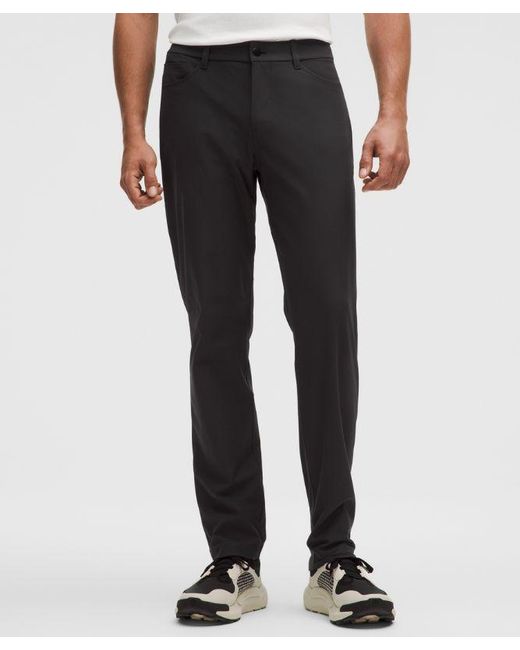 lululemon athletica Black Abc Pant Classic 34" Warpstreme for men