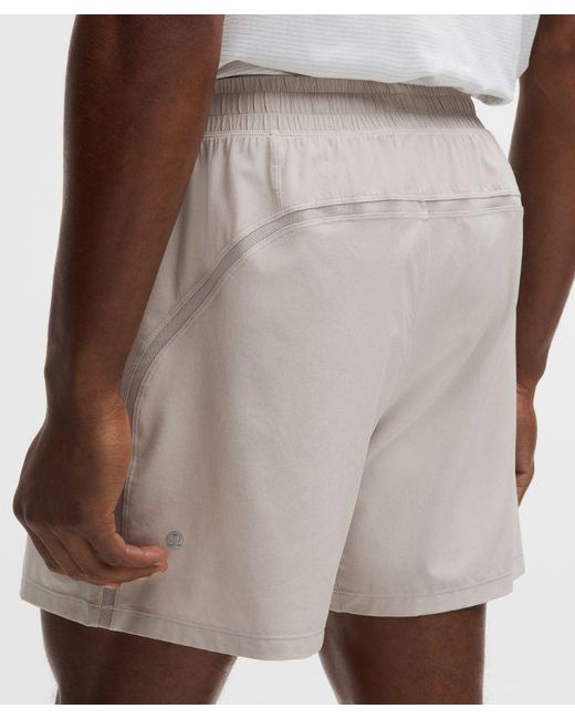 lululemon athletica Natural Pace Breaker Lined Short 5" for men