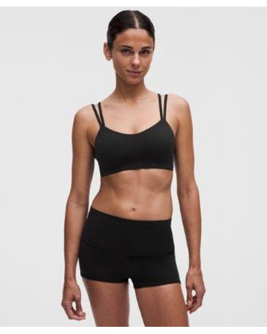 lululemon athletica Black – Like A Cloud Sports Bra Light Support, B/C Cup – – Size 14