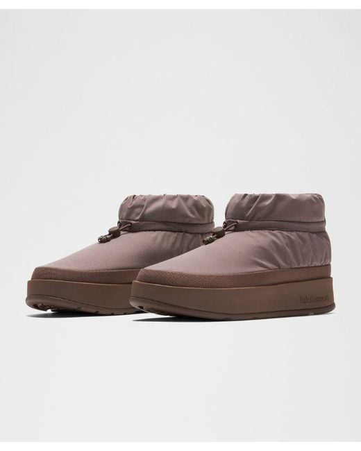 lululemon athletica Brown Wunder Puff Mini Boot