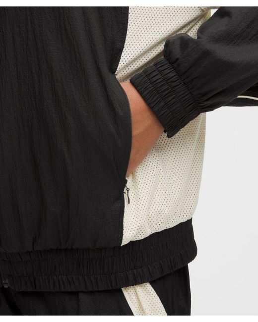 lululemon athletica Black – License To Train Textured Nylon Jacket – – Size Large