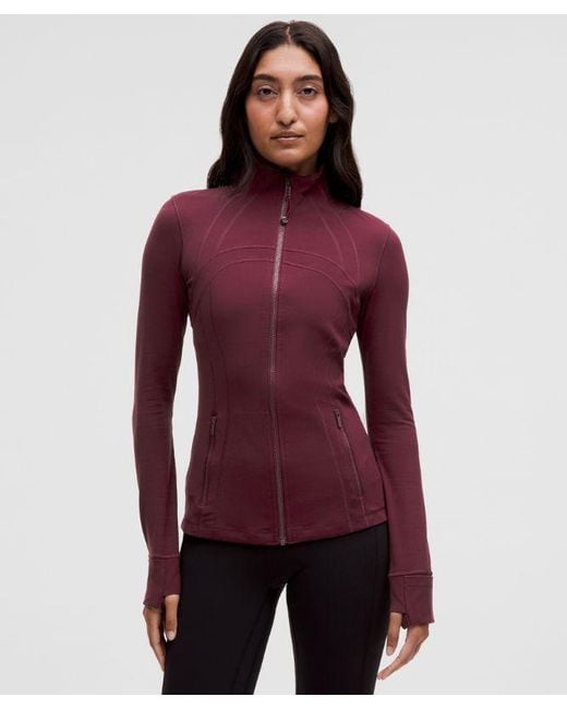 lululemon Define Jacket Nulu in Red | Lyst UK
