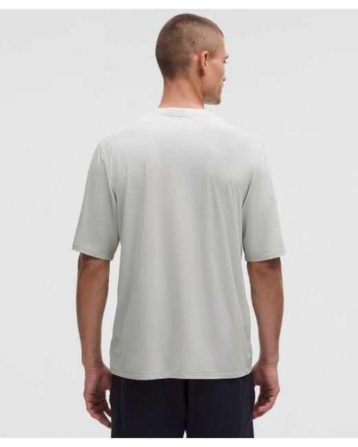 lululemon athletica White Brushed Yoga Crewneck T-Shirt for men