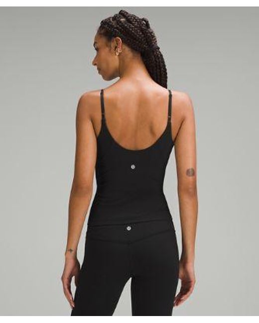 lululemon athletica Black Align Waist-Length Cami Tank