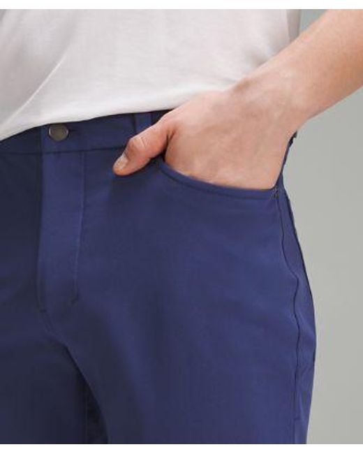 lululemon athletica Blue Abc Slim-fit 5 Pocket Pants 37"l Warpstreme for men