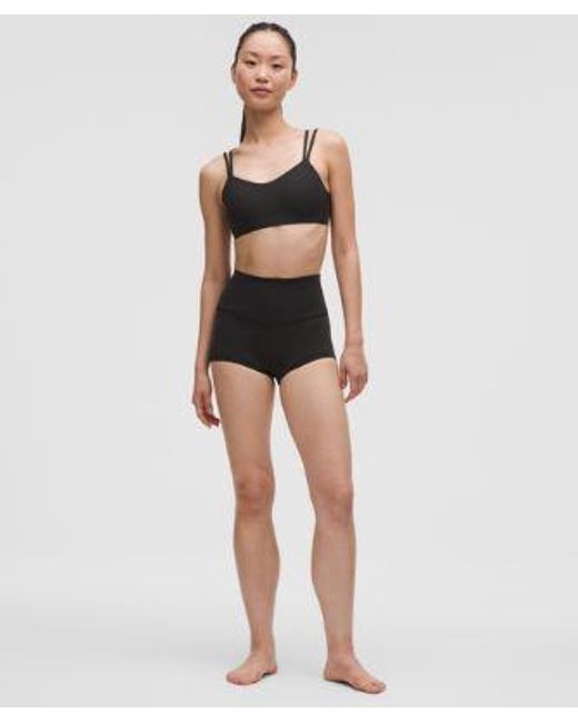lululemon athletica Gray – Like A Cloud Ribbed Sports Bra Light Support, B/C Cup – – Size 14