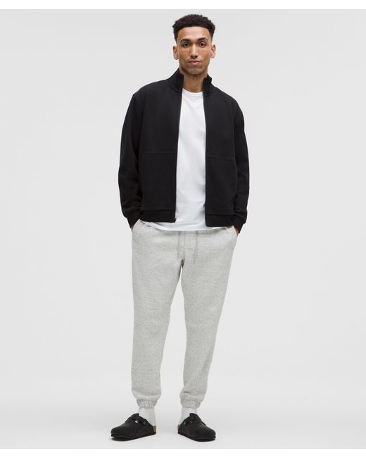 lululemon athletica Gray Textured Double-Knit Cotton Jogger for men