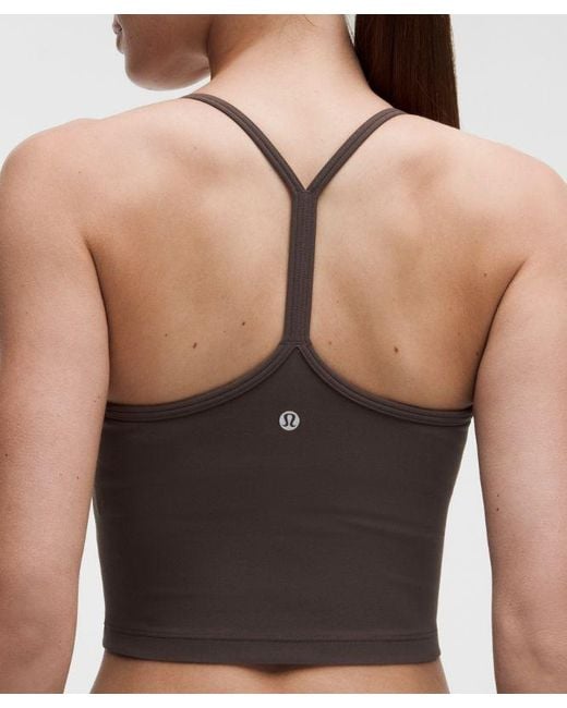 lululemon athletica Multicolor Flow Y Cropped Tank Top