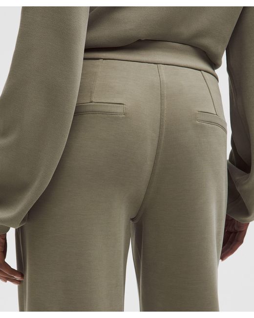 lululemon athletica Natural Softstreme Pintuck Mid-Rise Pant