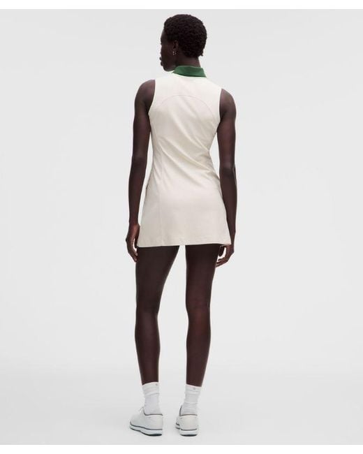 lululemon athletica Natural Sleeveless Golf Polo Dress