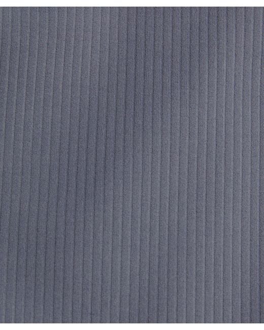 lululemon athletica Blue – All Aligned Ribbed Midi Dress – – Size 4