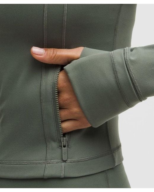 lululemon athletica Green – Define Cropped Jacket Nulu – /Pastel – Size 18
