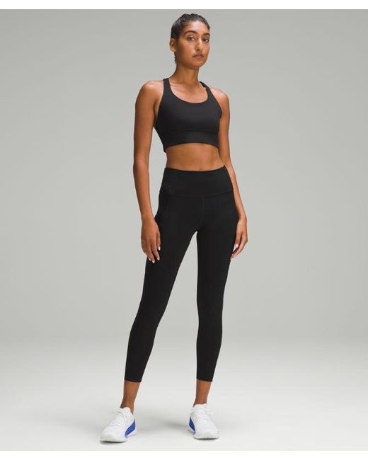 lululemon athletica Black Fast And Free High-rise Tight 25"