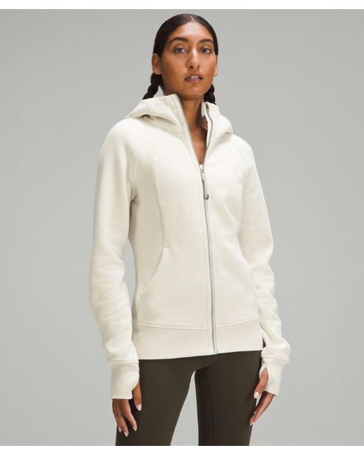 lululemon Scuba Full Zip Hoodie in Natural Lyst UK