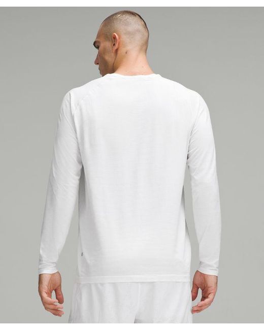 lululemon athletica White – Metal Vent Tech Long-Sleeve Shirt – – for men