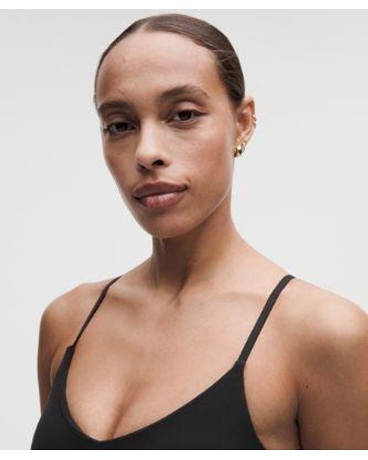 lululemon athletica Black Align Cami Bodysuit 6"