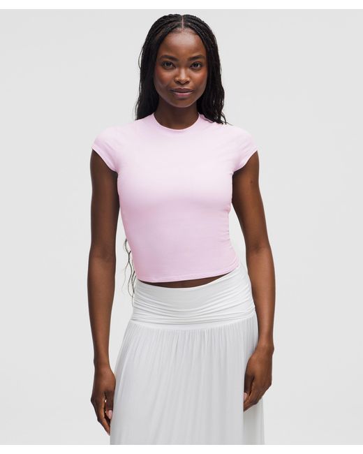 lululemon athletica Pink – Organic Baby Tee – – Size Large