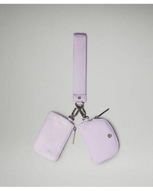 lululemon athletica Multicolor – Dual Pouch Wristlet Bag – //Pastel