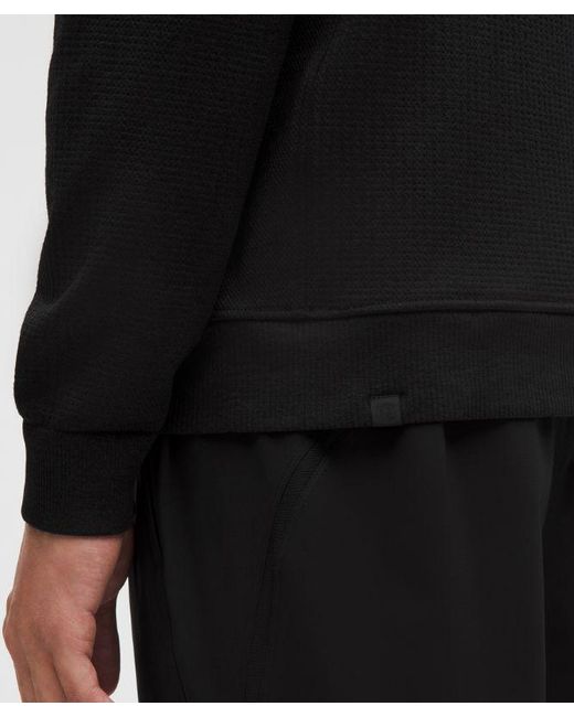 lululemon athletica Gray – Engineered Warmth Long-Sleeve Crew Sweatshirt – – Size Large for men