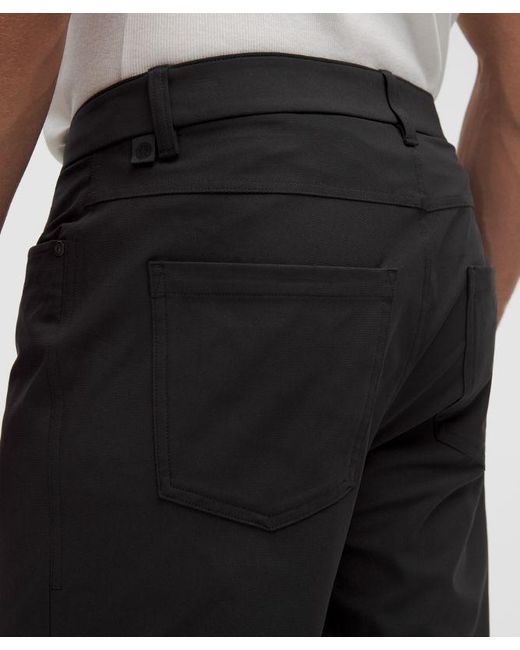 lululemon athletica Black Abc Pant Classic 34" Warpstreme for men