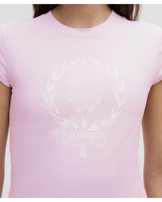 lululemon athletica Pink Organic Cotton Baby Tee