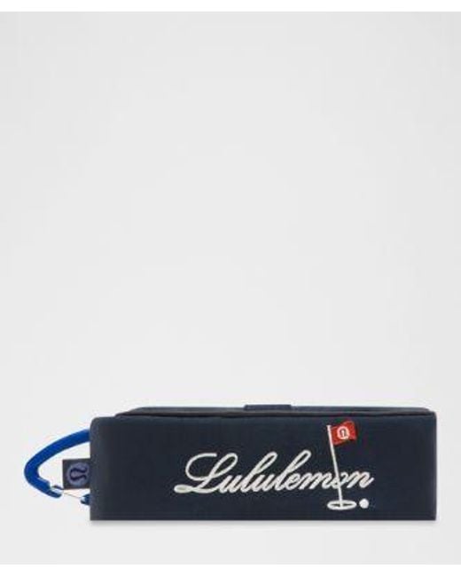 lululemon athletica Blue – Clippable Nano Golf Pouch Bag Golf Flag –