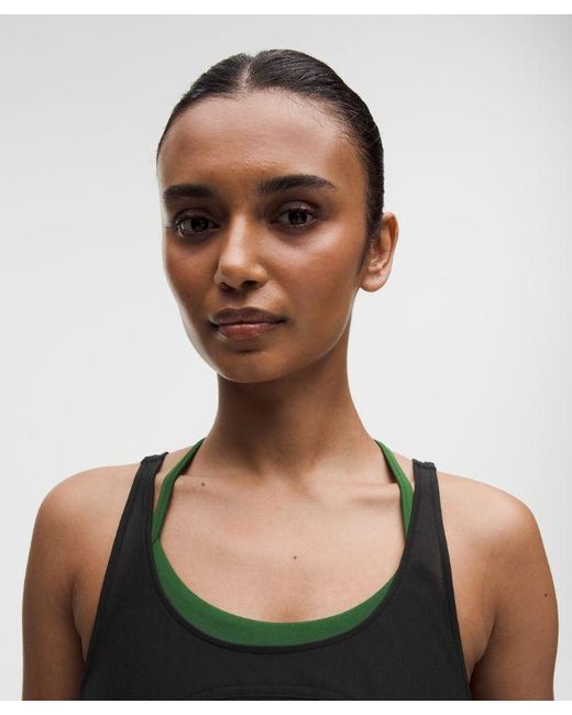 lululemon athletica Black – Stretch Relaxed-Fit Tank Top – – Size Large