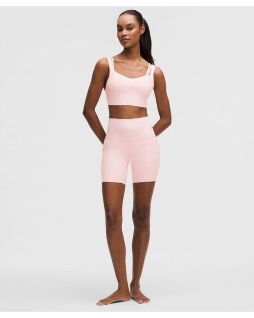 lululemon athletica Pink – Align High-Rise Shorts With Pockets – 6" – – Size 14
