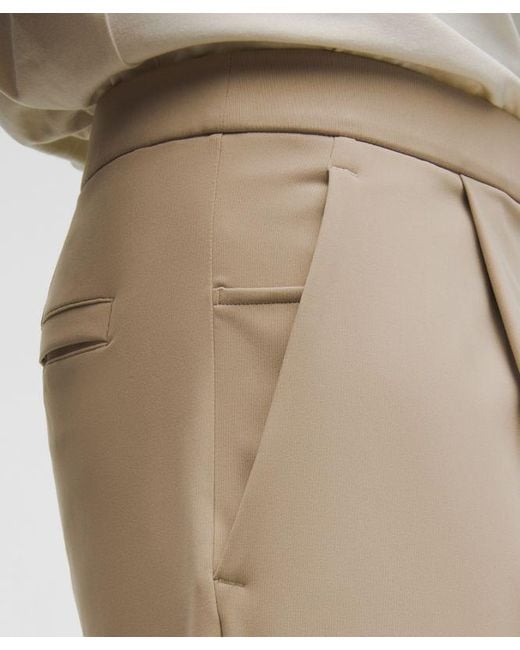 lululemon athletica Natural – Daydrift Relaxed-Fit Pleated Trousers Regular No Belt Loops – Color Khaki – for men