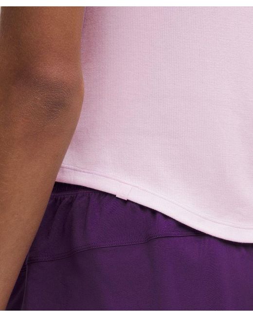 lululemon athletica Purple Hold Tight Crewneck Tank Top