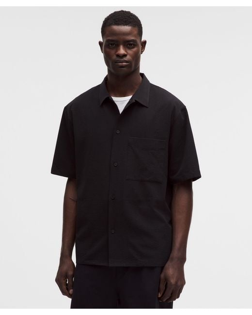lululemon mens dress shirt Shop Stripe Long Sleeve breathable comfort Lululemon Zenway Short Sleeve Buttondown