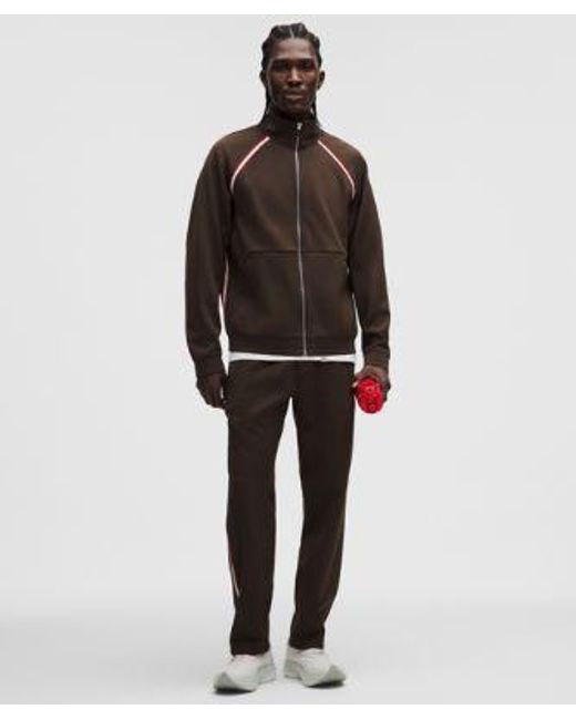 lululemon athletica Brown – Pace Breaker Track Jacket Knit – – Size Large for men